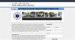 Desktop Screenshot of caraambulanceservice.ie